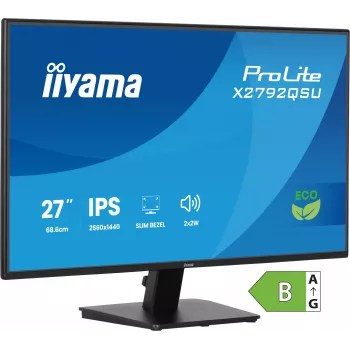 Monitor komputerowy iiyama ProLite X2792QSU-B1 68.6 cm (27 cali) 2560 x 1440 pikseli Quad HD LED Czarny