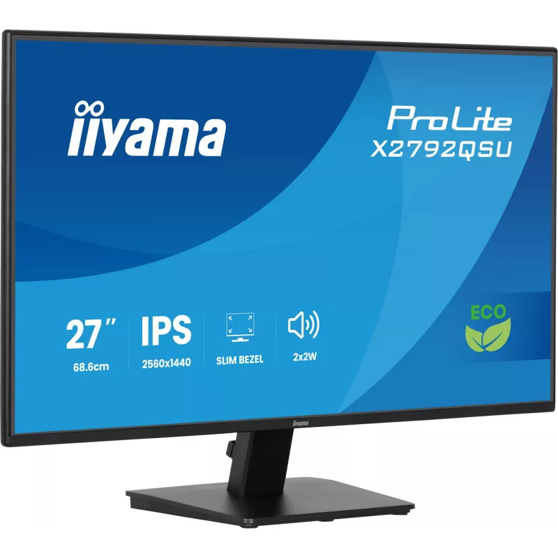 Monitor komputerowy iiyama ProLite X2792QSU-B1 68.6 cm (27 cali) 2560 x 1440 pikseli Quad HD LED Czarny
