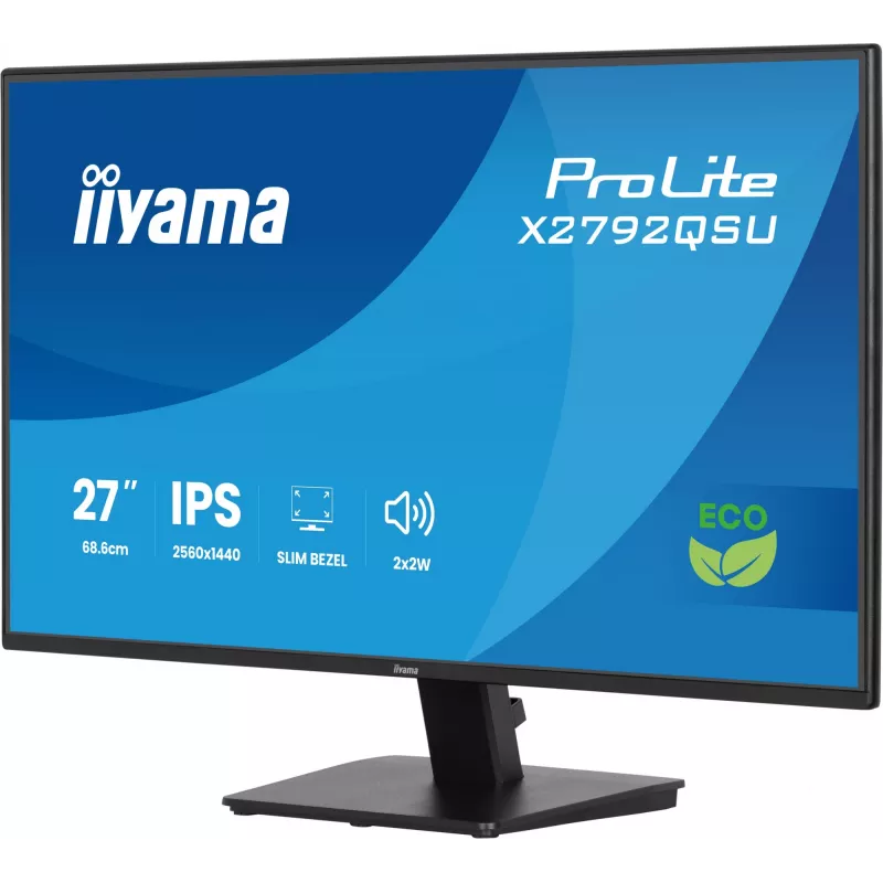 Monitor komputerowy iiyama ProLite X2792QSU-B1 68.6 cm (27 cali) 2560 x 1440 pikseli Quad HD LED Czarny