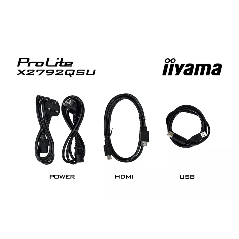 Monitor komputerowy iiyama ProLite X2792QSU-B1 68.6 cm (27 cali) 2560 x 1440 pikseli Quad HD LED Czarny
