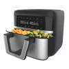 Frytkownica beztłuszczowa Cecotec Cecofry Dual 9000 9 L 2850 W Czarna Stal nierdzewna