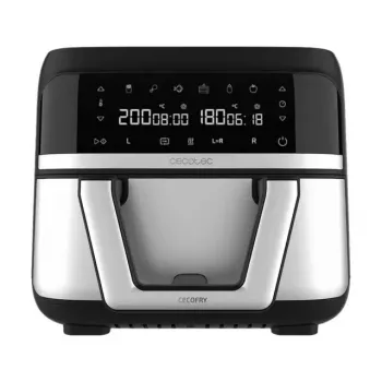 Frytkownica beztłuszczowa Cecotec Cecofry Dual 9000 9 L 2850 W Czarna Stal nierdzewna