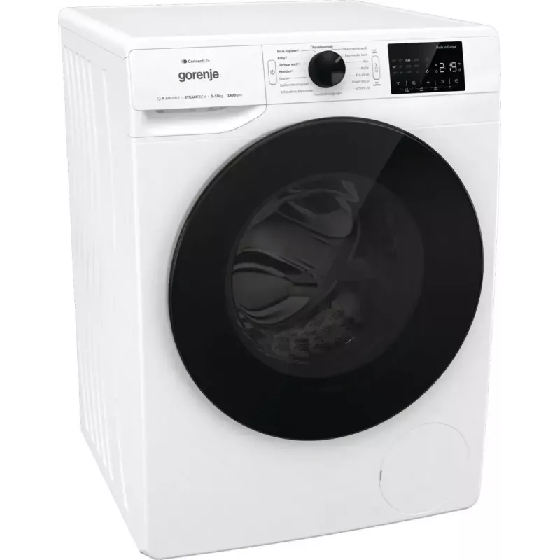 Pralka Gorenje WPNEI14A2TS Front-load 10 kg 1400 obr./min Czarny, Biały