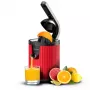 Wolnoobrotowa wyciskarka Cecotec Xqueeze RetroJuice 600 600 W Czarna Czerwona Stal nierdzewna