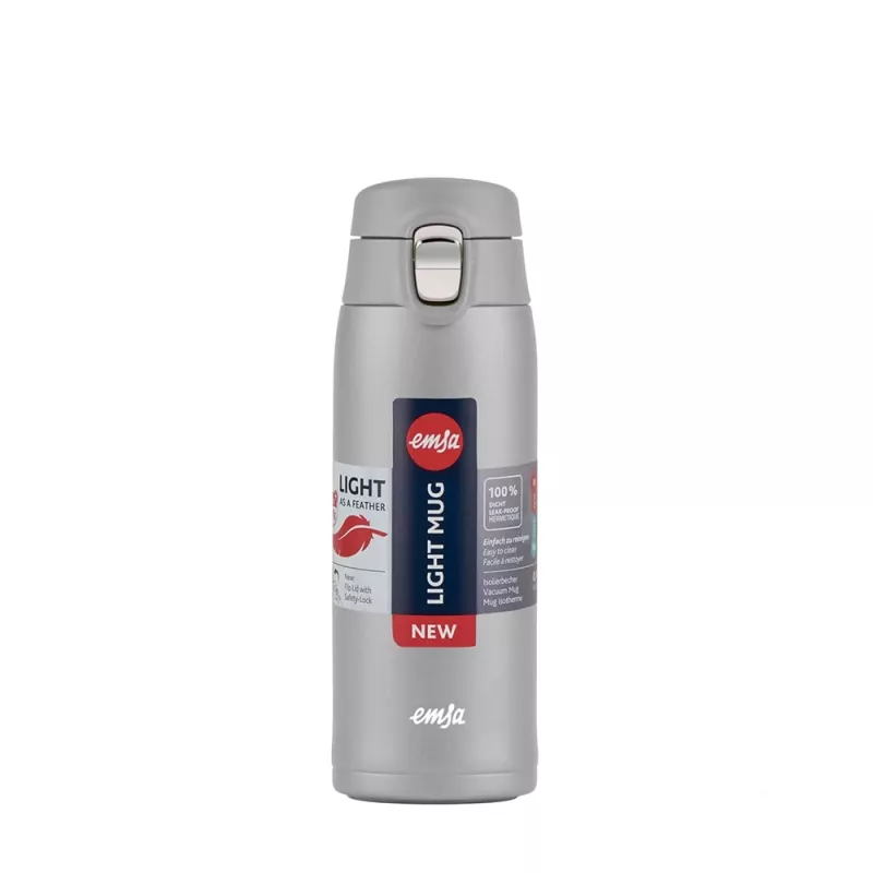 EMSA Light Mug 400 ml Srebrny