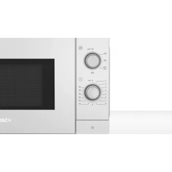 Bosch Serie 2 FL020MW0 Biała kuchenka mikrofalowa Solo Blatowa 20 l 800 W