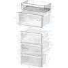 Lodówko-zamrażarka Bosch Serie 4 KGN362LAF wolnostojąca 321 L Metaliczna