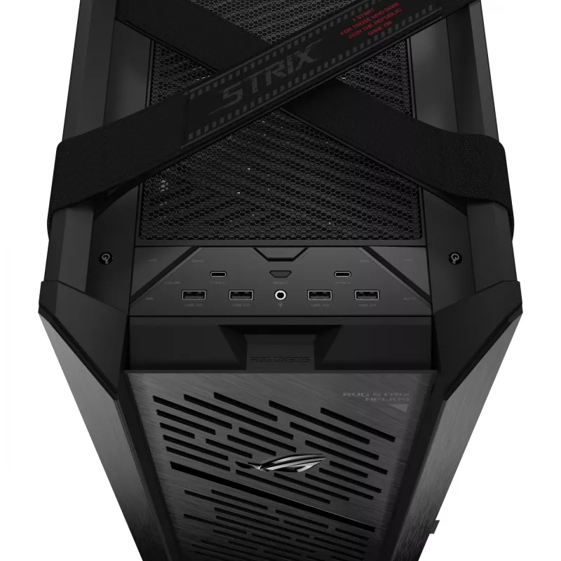 Obudowa PC ASUS ROG Strix Helios II Midi Tower — ATX/Midi Tower, hartowane szkło, GPU 420mm, 3x140mm wentylatory przednie, USB-C