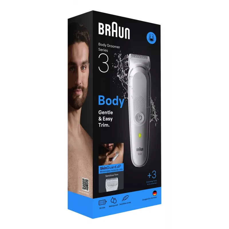 Braun Series 3 BG3530 maszynka do ciała / golarek Szary