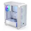 Obudowa PC Midi Tower ENDORFY ARX 500 ARGB biały — hartowane szkło, obsługa ATX/Micro-ATX/Mini-ITX, 3x140mm z przodu + 1x140mm z tyłu, 1×3,5 cala + 6×2,5 cala zatok