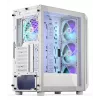 Obudowa PC Midi Tower ENDORFY ARX 500 ARGB biały — hartowane szkło, obsługa ATX/Micro-ATX/Mini-ITX, 3x140mm z przodu + 1x140mm z tyłu, 1×3,5 cala + 6×2,5 cala zatok