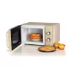 Ariete Vintage Line 3960 Kuchenka mikrofalowa Vintage, 800 W, pojemność 20 l, 3 funkcje, 5 poziomów mocy, minutnik, beżowy