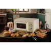 Ariete Vintage Line 3960 Kuchenka mikrofalowa Vintage, 800 W, pojemność 20 l, 3 funkcje, 5 poziomów mocy, minutnik, beżowy