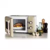 Ariete Vintage Line 3960 Kuchenka mikrofalowa Vintage, 800 W, pojemność 20 l, 3 funkcje, 5 poziomów mocy, minutnik, beżowy