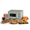 Ariete Vintage Line 3960 Kuchenka mikrofalowa Vintage, 800W, Pojemność 20L, 3 funkcje, 5 poziomów gotowania, Timer, Niebieski
