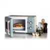Ariete Vintage Line 3960 Kuchenka mikrofalowa Vintage, 800W, Pojemność 20L, 3 funkcje, 5 poziomów gotowania, Timer, Niebieski