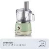 Robot kuchenny ARIETE Vintage Line 1781/04 — 1000 W, 2,1 L, zielony