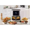 Ariete 4630 Frytkownica beztłuszczowa 9L, 1300W, Pojemność 9L, Pojemność gotowania 2,5kg, 8 programów automatycznych, Temperatura do 200°, Przezroczysty kosz do kontroli gotowania, Biały