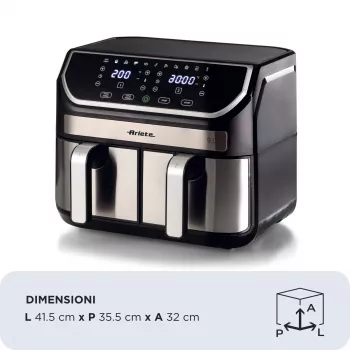 Frytkownica beztłuszczowa Ariete 4625/00 9 L 2100 W Czarny Srebrny