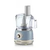 Robot kuchenny ARIETE Vintage Line 1781/05 — 1000 W, misa 2,1 l, sterowanie obrotowe, ostrze ze stali nierdzewnej, niebieski