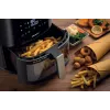 Ariete 4630 Frytkownica powietrzna 9L, 1300W, Pojemność 9L, Wydajność gotowania 2,5 kg, 8 programów ustawień wstępnych, Temperatura do 200°, Przezroczysty kosz do kontroli gotowania, Czarny