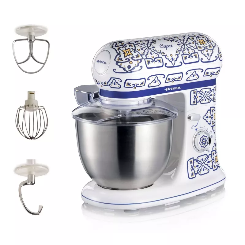 Ariete 1588 Capri mikser, planetarny, 7 prędkości, 2400 W, 5,5 litra, misa ze stali nierdzewnej