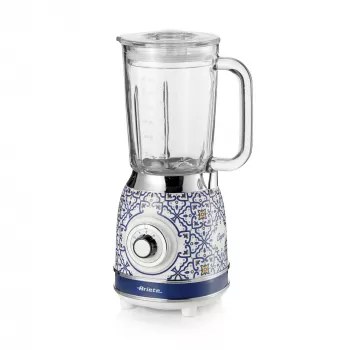 Blender Ariete 583 Capri ze szklanym dzbanem 1,5 l, 4 ostrzami ze stali nierdzewnej, 4 prędkościami + pulsacją, 1000 W