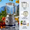 Blender Ariete 583 Capri ze szklanym dzbanem 1,5 l, 4 ostrzami ze stali nierdzewnej, 4 prędkościami + pulsacją, 1000 W