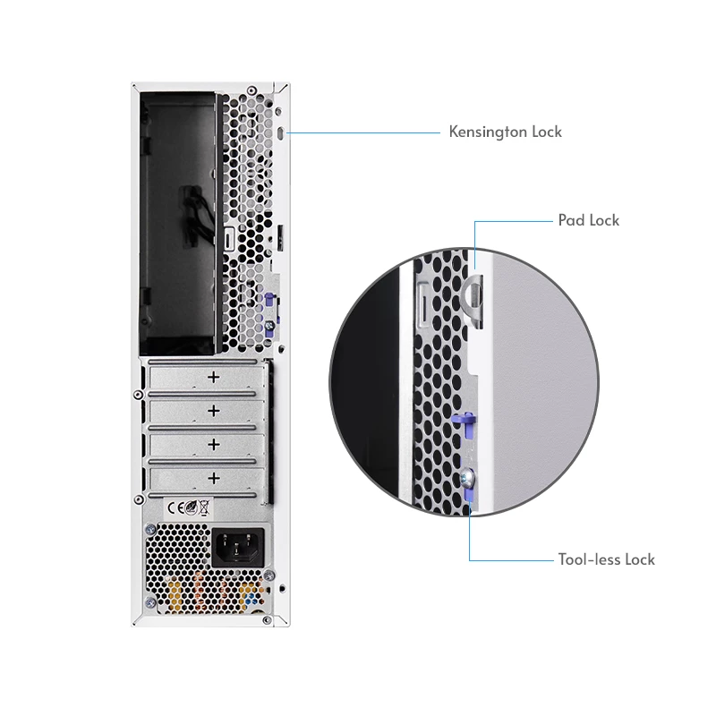 Chieftec BE-10W-300 obudowa komputerowa Small Form Factor (SFF) Biała 300 W