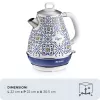 Czajnik elektryczny Ariete 2869/0C 1.7 L 2200 W niebieski wielokolorowy