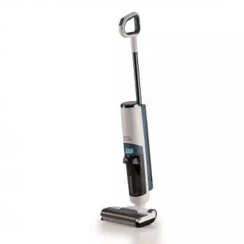 Ariete 2483 Aqua Force Wash & Vacuum, inteligentny odkurzacz, bezprzewodowy czyścik do podłóg, bezprzewodowy, odkurza i myje, sierść zwierząt, suchy i mokry brud, pojemność 700 ml, akcesoria w zestawie