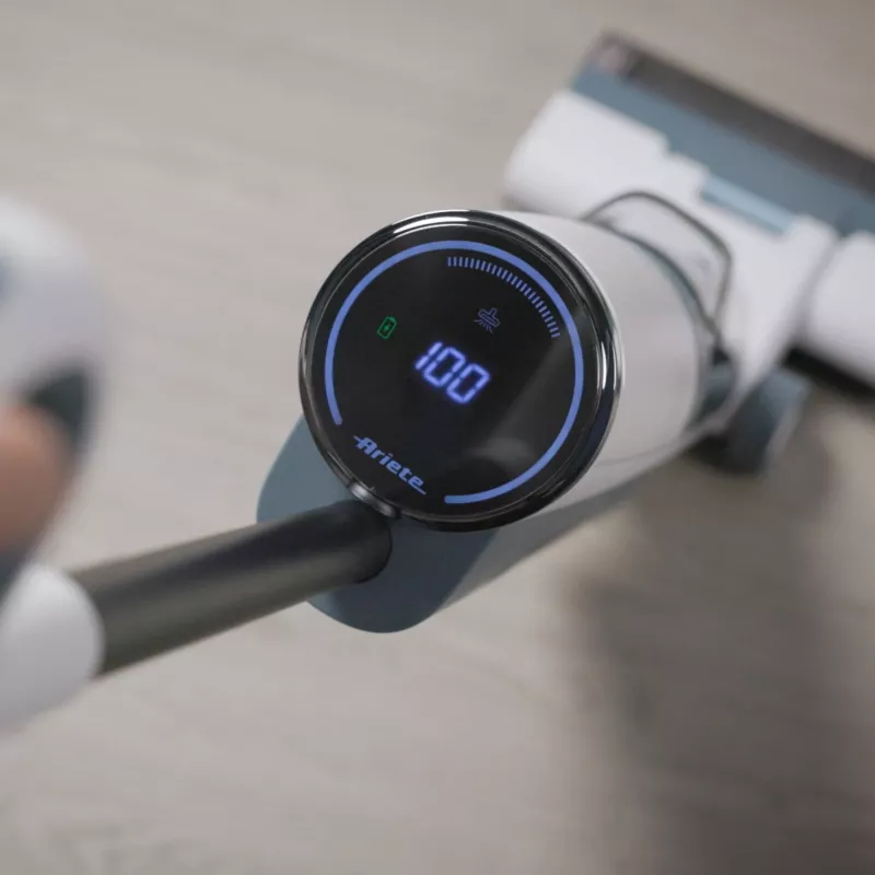 Ariete 2483 Aqua Force Wash & Vacuum, inteligentny odkurzacz, bezprzewodowy czyścik do podłóg, bezprzewodowy, odkurza i myje, sierść zwierząt, suchy i mokry brud, pojemność 700 ml, akcesoria w zestawie
