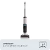 Ariete 2483 Aqua Force Wash & Vacuum, inteligentny odkurzacz, bezprzewodowy czyścik do podłóg, bezprzewodowy, odkurza i myje, sierść zwierząt, suchy i mokry brud, pojemność 700 ml, akcesoria w zestawie