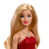 Barbie Mattel 80th Anniversary Ruby-Red Celebration Fashion lalka Wearing czerwony Dress with Accessories