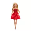 Barbie Mattel 80th Anniversary Ruby-Red Celebration Fashion lalka Wearing czerwony Dress with Accessories