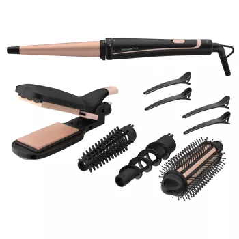 Rowenta Infinite Looks CF4231 Multistyler Warm Czarny, Bronze 1.8 m