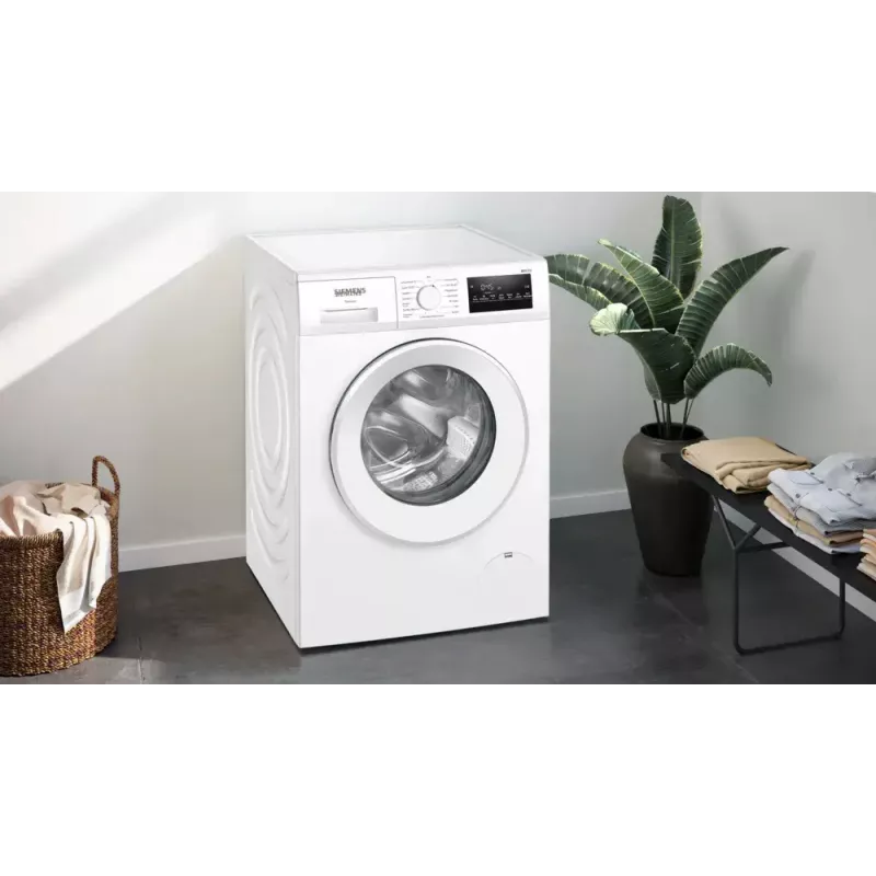Pralka Siemens iQ300 WM14N271 ładowana od przodu 8 kg 1351 obr./min Biała klasa A
