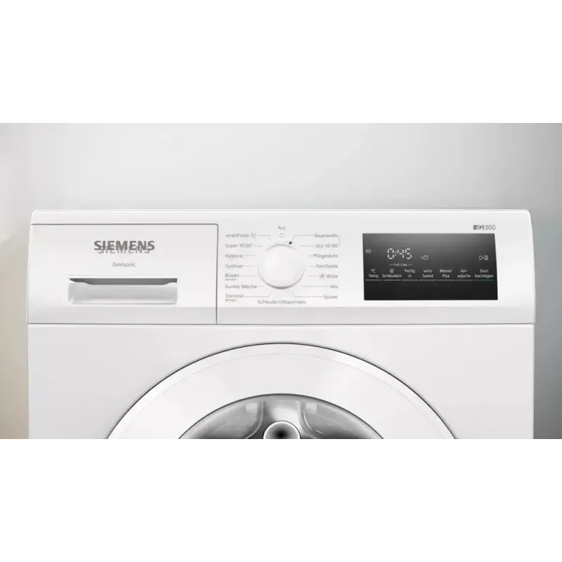 Pralka Siemens iQ300 WM14N271 ładowana od przodu 8 kg 1351 obr./min Biała klasa A