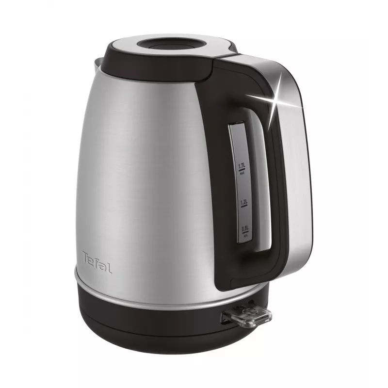 Czajnik elektryczny Tefal KI280D 1,7 l 2400 W Czarny, Stal nierdzewna