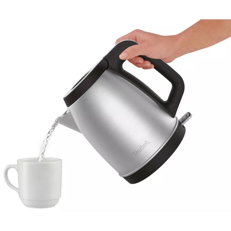 Czajnik elektryczny Tefal KI280D 1,7 l 2400 W Czarny, Stal nierdzewna