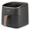 Cosori Turbo Blaze Chef Edition Single 6 L Wolnostojąca 1725 W Frytkownica na gorące powietrze Czarna, Różowe złoto