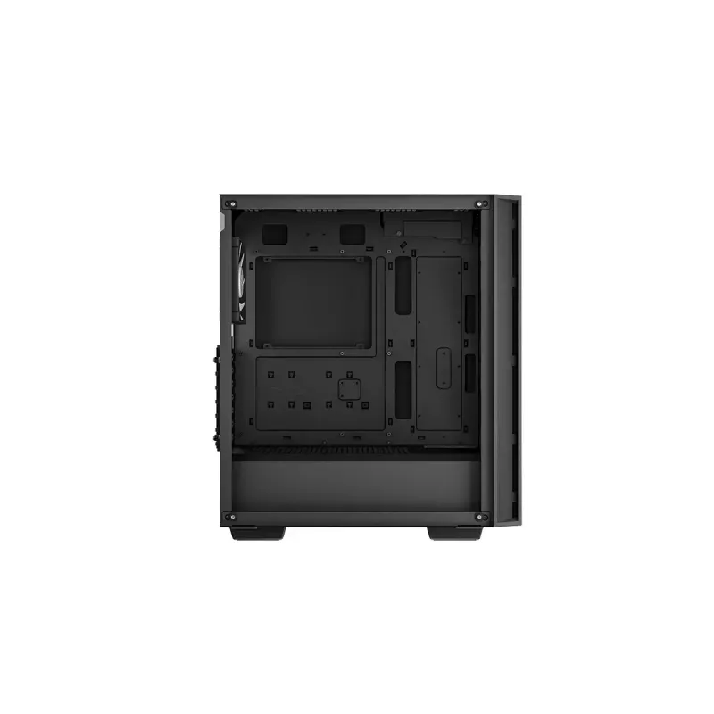 Obudowa PC DeepCool MATREXX55 V4 C Midi Tower Czarna — szkło hartowane, obsługa ATX/microATX, USB-C, maks. GPU 370 mm