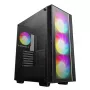 Obudowa PC DeepCool MATREXX55 V4 C Midi Tower Czarna — szkło hartowane, obsługa ATX/microATX, USB-C, maks. GPU 370 mm