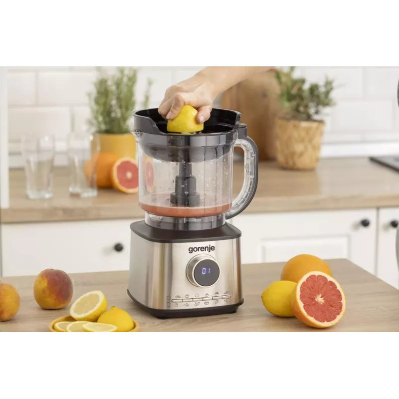 Maszyna kuchenna Gorenje SBR1500E — wielofunkcyjny blatowy robot kuchenny, model SBR1500E
