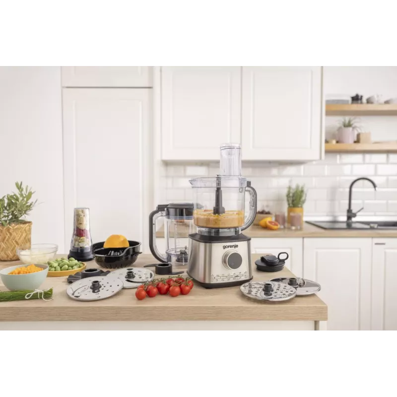 Maszyna kuchenna Gorenje SBR1500E — wielofunkcyjny blatowy robot kuchenny, model SBR1500E