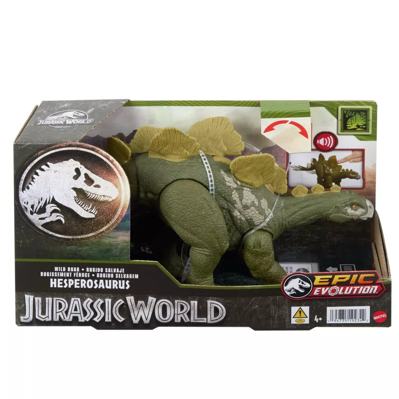 Kolekcjonerska figurka akcji Mattel Jurassic World WILD ROAR Hesperosaurus