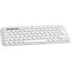 Klawiatura Logitech Pebble Keys 2 K380s uniwersalna bezprzewodowa RF Bluetooth QWERTY duńska fińska norweska szwedzka biała