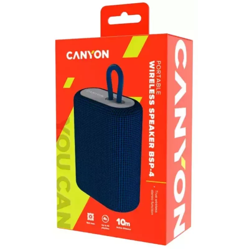 Canyon BSP-4 stereo głośnik przenośny niebieski
