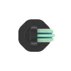 Soniczna Szczoteczka Elektryczna AENO DB2S Czarna 4 Tryby 46000obr./min