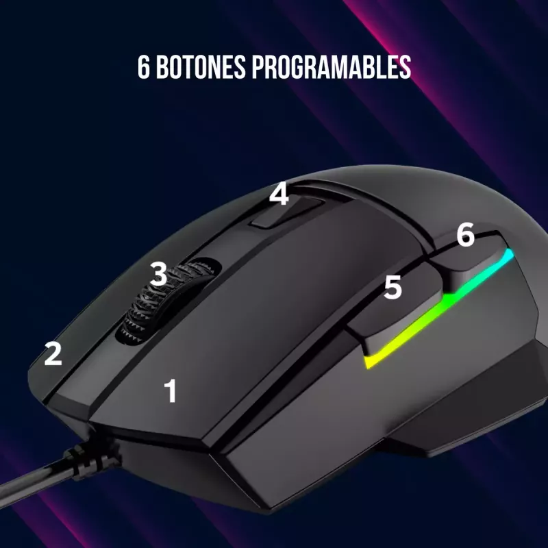 Mysz Lorgar Jetter 357 Gaming Optyczna Praworęczna